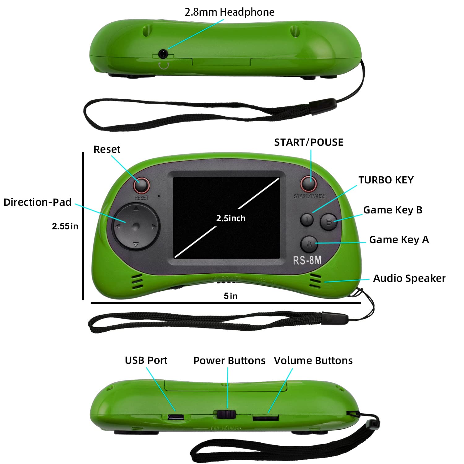 Easegmer rechargeable battery for extended play sessions.