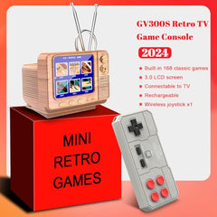 Easegmer retro console shows 42 Jaleco and 168 classics for instant nostalgia.