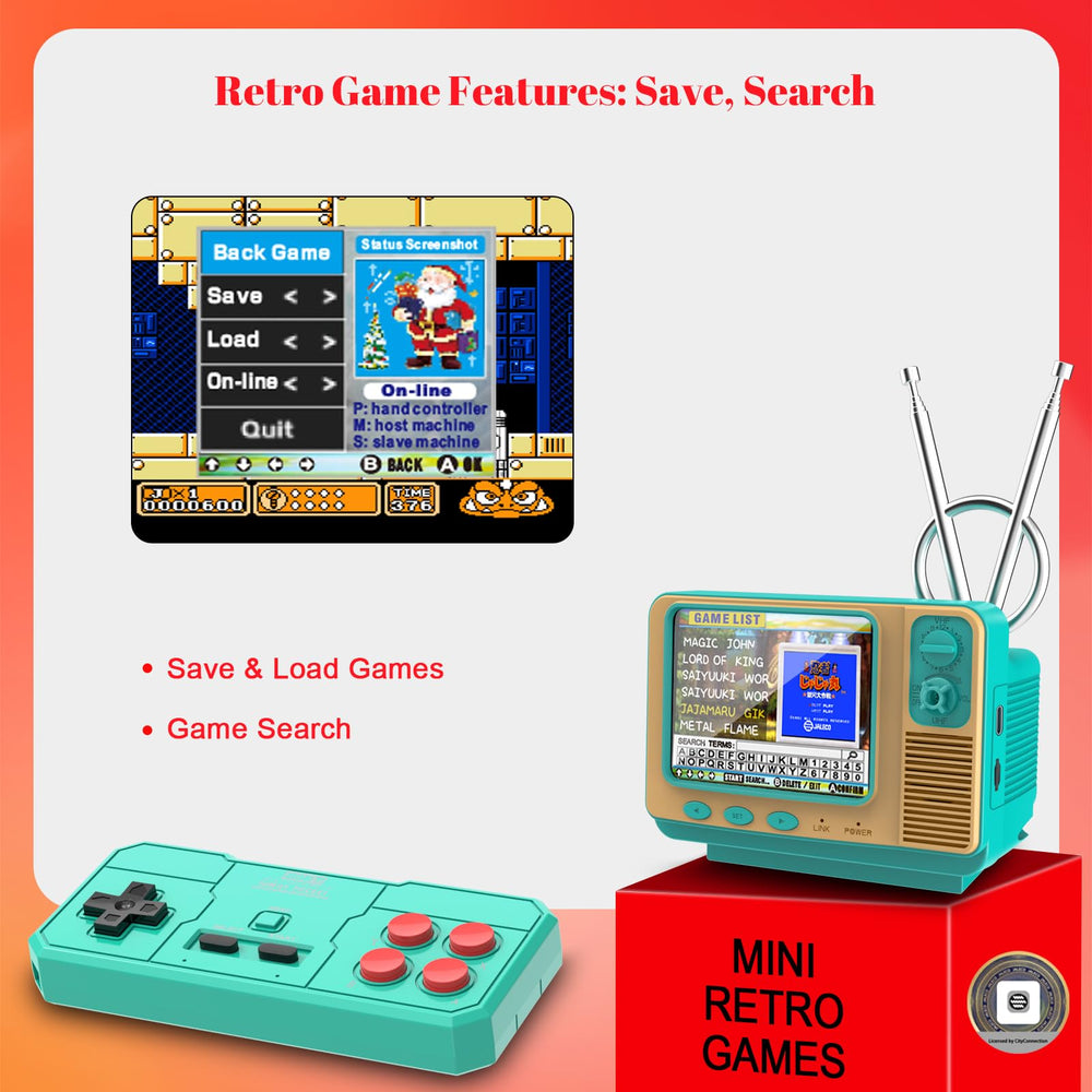 Easegmer TF card expansion slot adds more games and variety