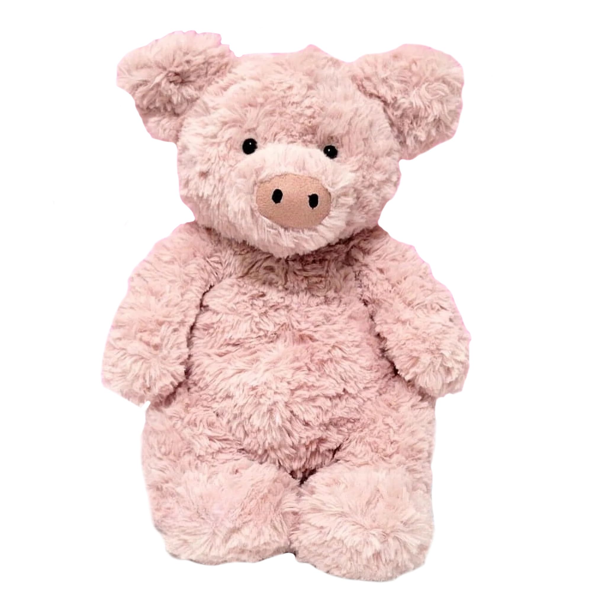 EASELR pig stuffed animal with soft plush fur for comforting hugs.