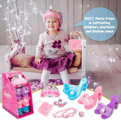 Easface pink dress-up shoes to spark imaginative princess moments