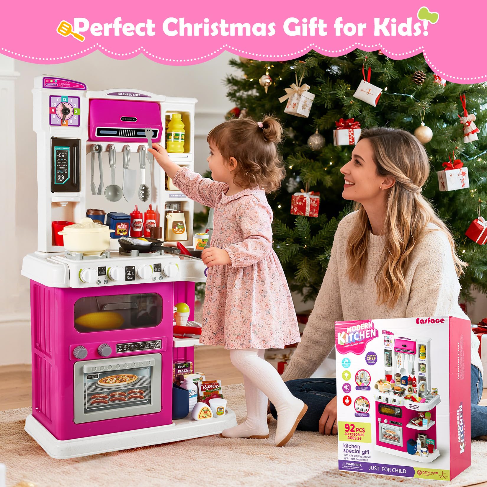 Easface Kids Kitchen Playset assembly guide and setup tips