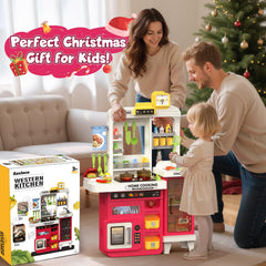 Easface Kids Kitchen Playset comes in gift-ready packaging for holidays.