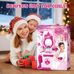 Easface gift-ready vanity set makes a perfect princess pretend play gift.