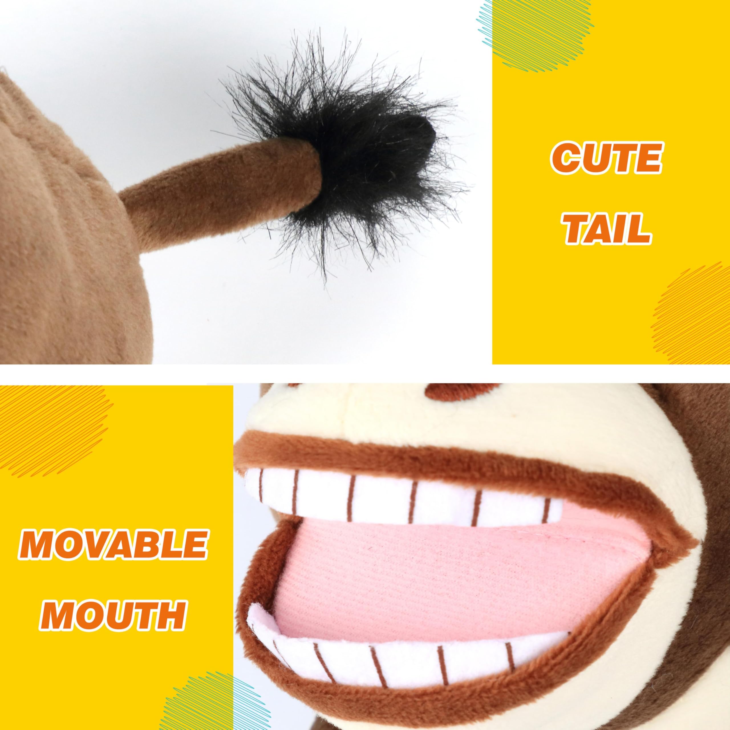 Easfan donkey hand puppet shown in kid-friendly size.
