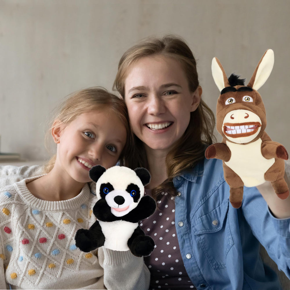 Easfan donkey puppet storytime-ready for imagination adventures.