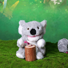 Gift-ready Easfan Koala puppet, ideal for Christmas or birthday.
