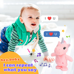 Easfan walking unicorn plush engages kids during playtime with motion.