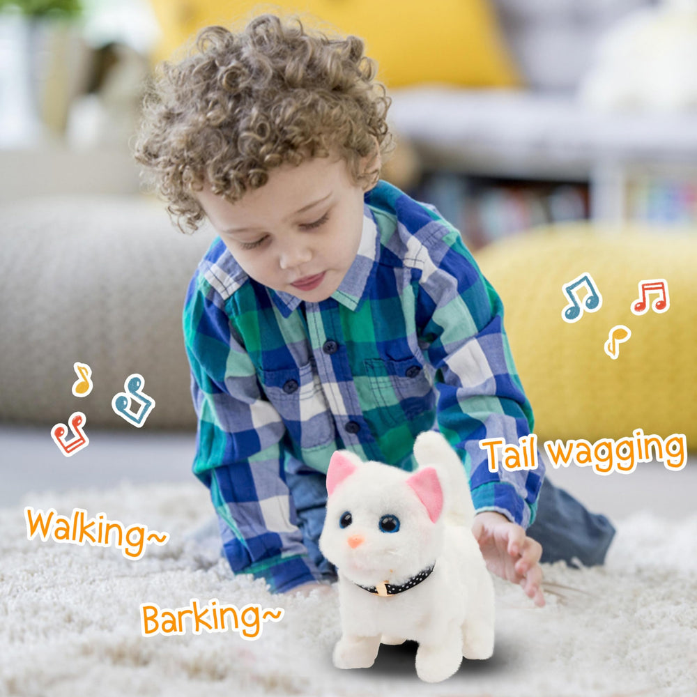 Easfan Walking Kitty tail wag in motion adds liveliness to play