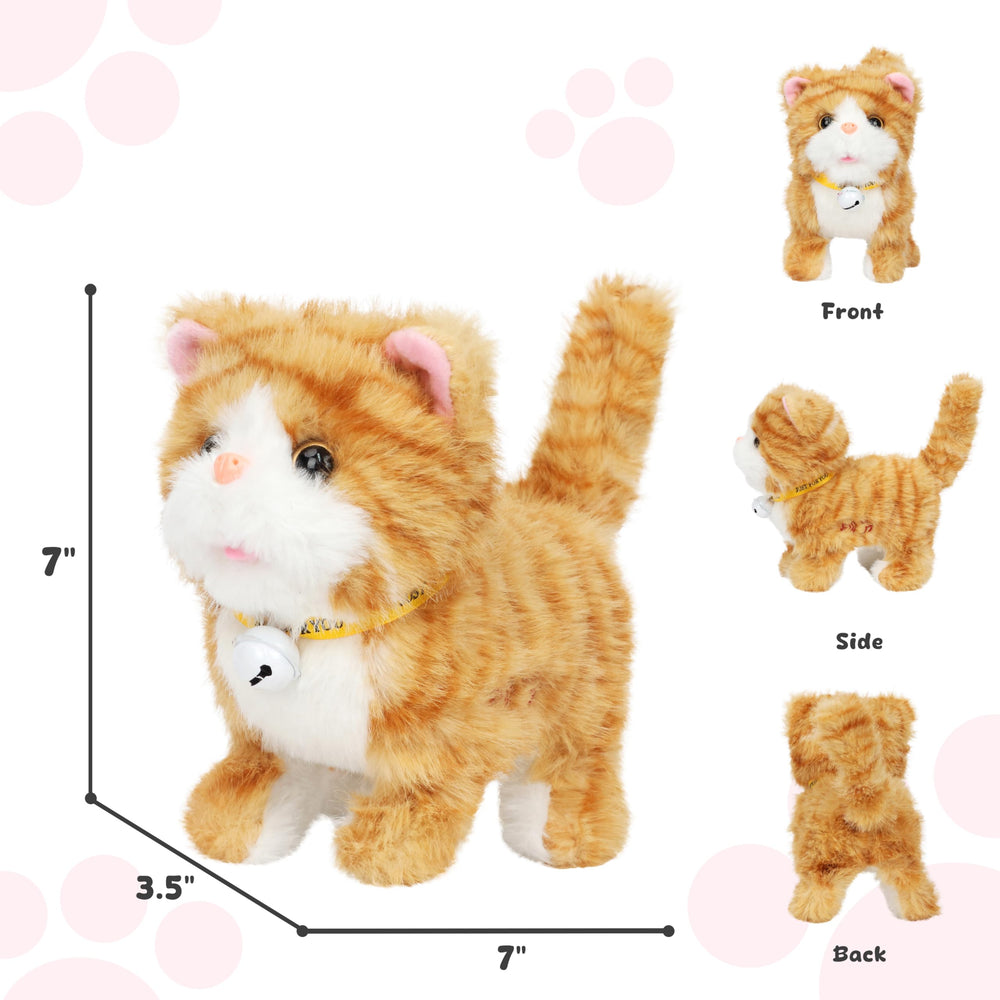 Easfan Walking Plush Kitty gift idea for birthdays and holidays, delightful for kids.