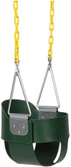 Eastern Jungle Gym rust-resistant copolymer seat stands up to rain and sun