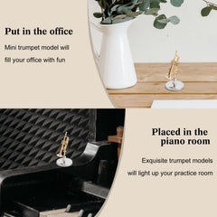 Eastrock Mini Trumpet Model displayed on a desk for stylish decor