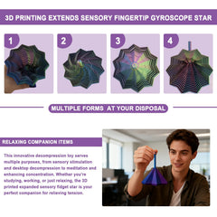 Eastrpupira stress-relief fidget star in a compact, pocketable form.