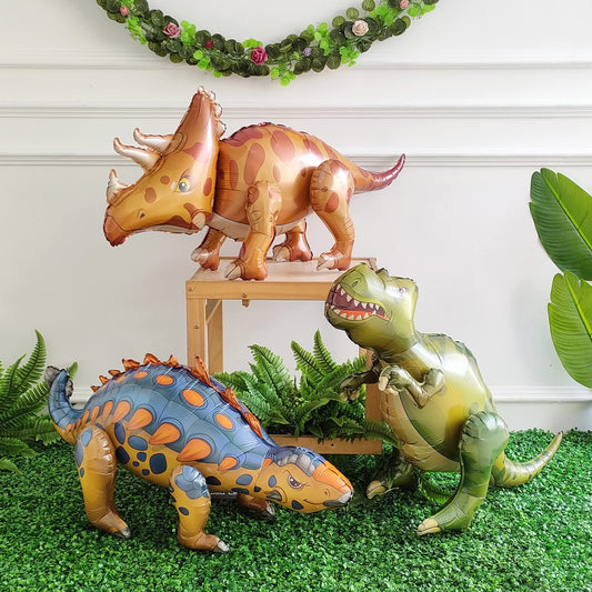 EASUTE Ankylosaurus 38-inch balloon adds playful dinosaur flair