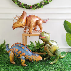 EASUTE Ankylosaurus 38-inch balloon adds playful dinosaur flair