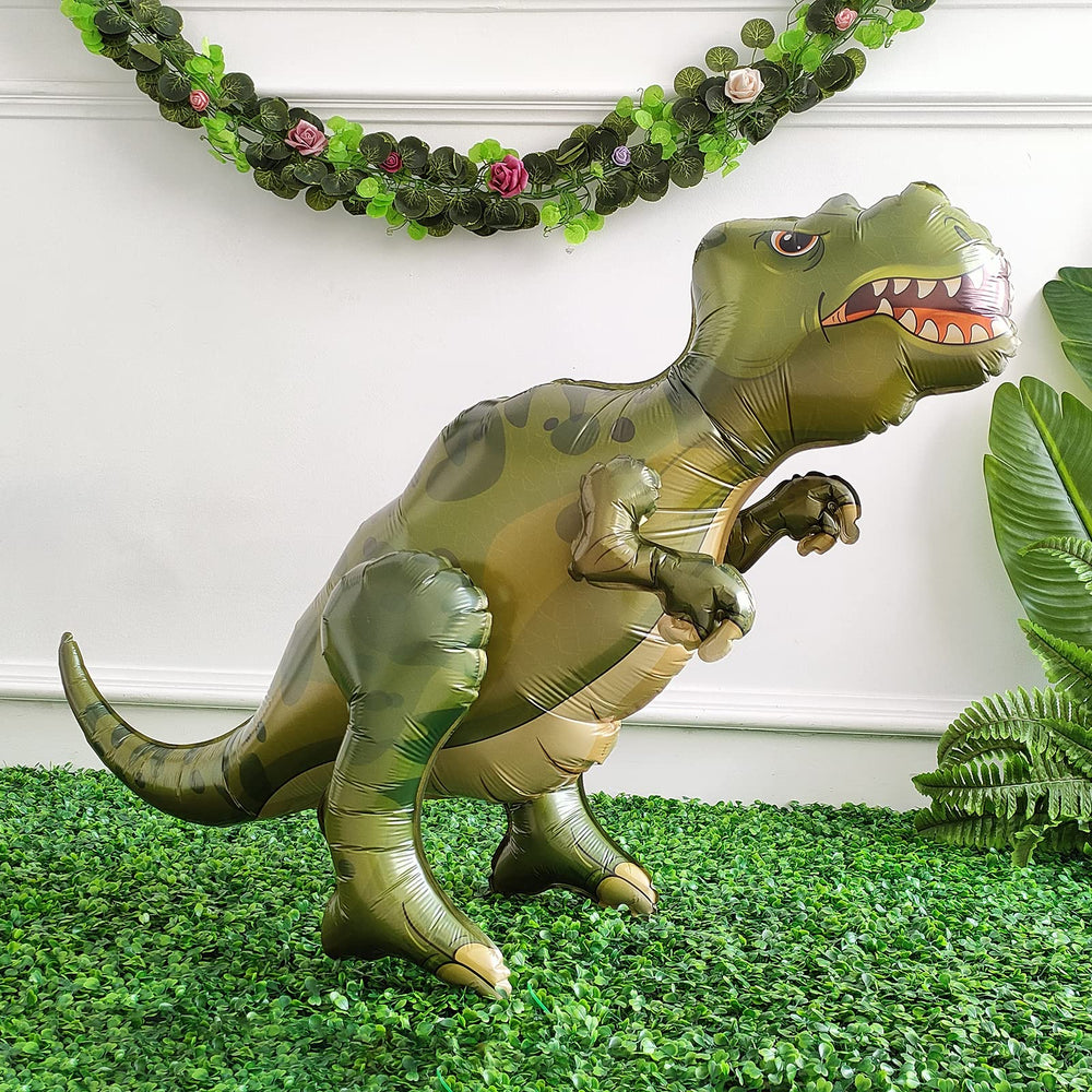 EASUTE Triceratops 38-inch balloon enhances dinosaur theme visuals