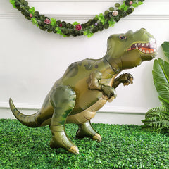 EASUTE Triceratops 38-inch balloon enhances dinosaur theme visuals