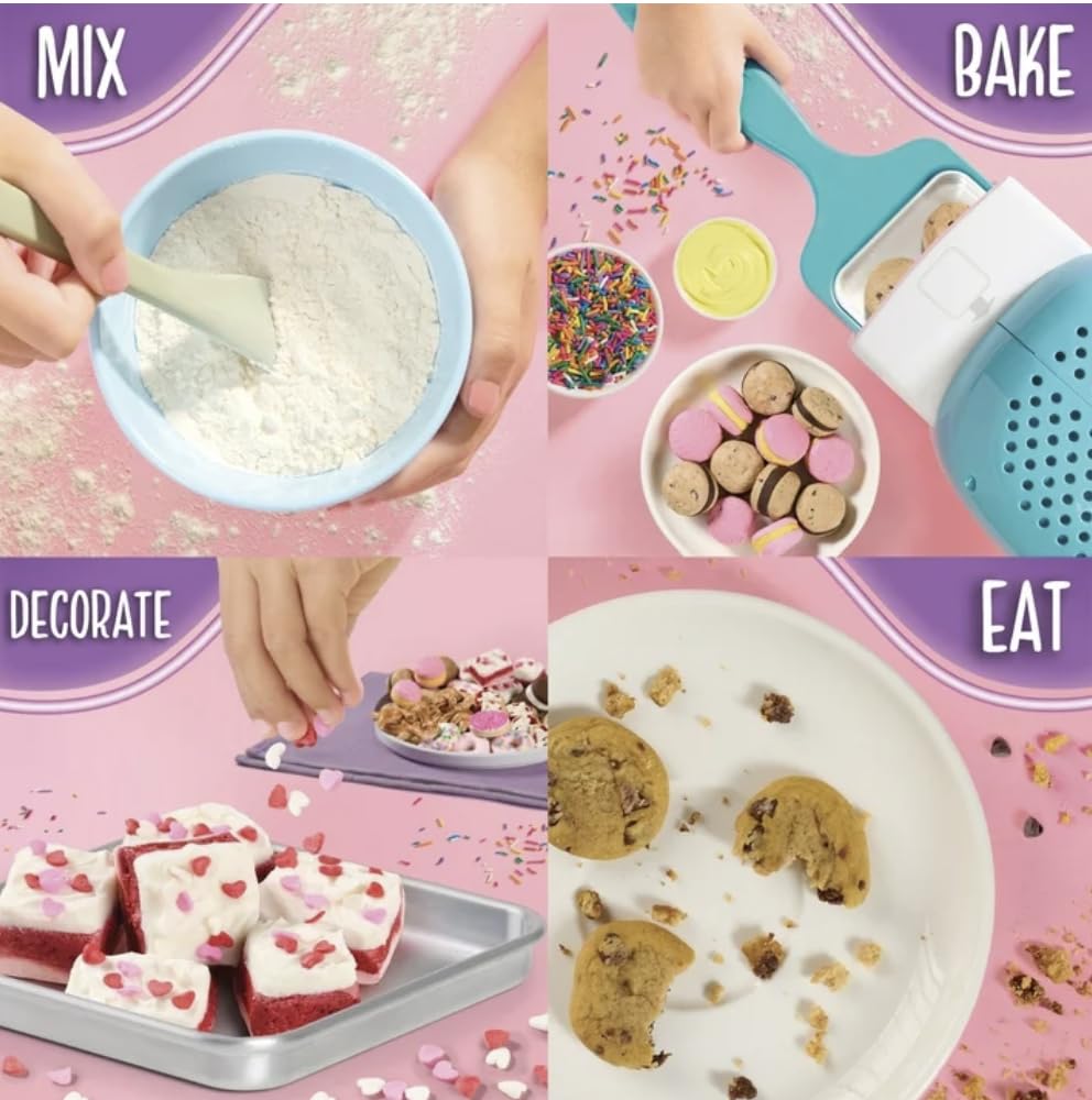 Easy Bake Ultimate Oven baking pan and tool for simple prep.
