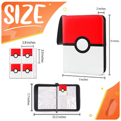 EasyFUN card binder showcases four-pocket double-sided pages for organized collections.