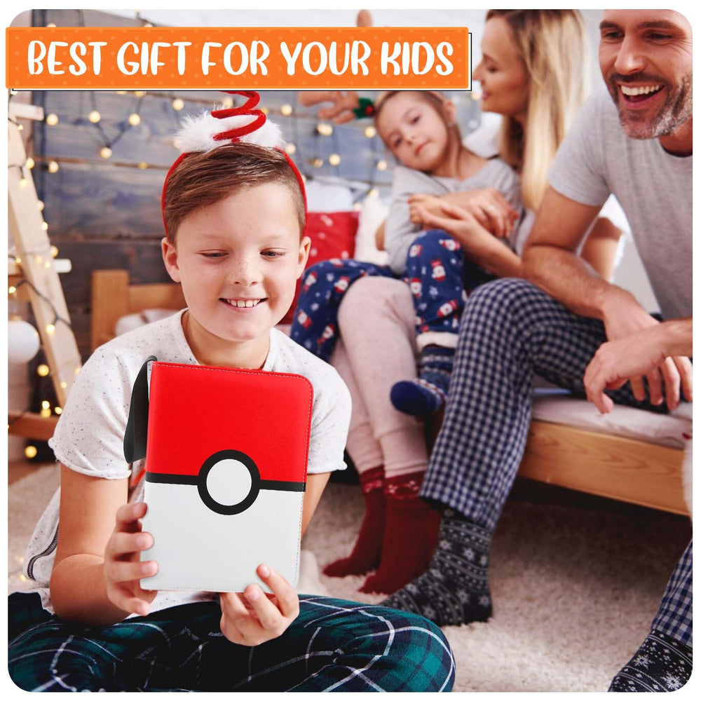 EasyFUN gift-ready red binder suitable for card enthusiasts.