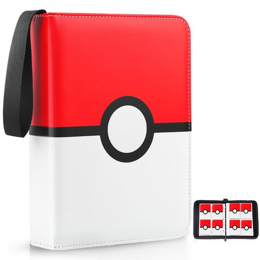 EasyFUN Card Binder with premium leather exterior protects up to 400 cards.