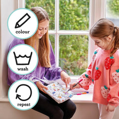 Eatsleepdoodle adjustable strap and zipper ensure easy on-the-go use.