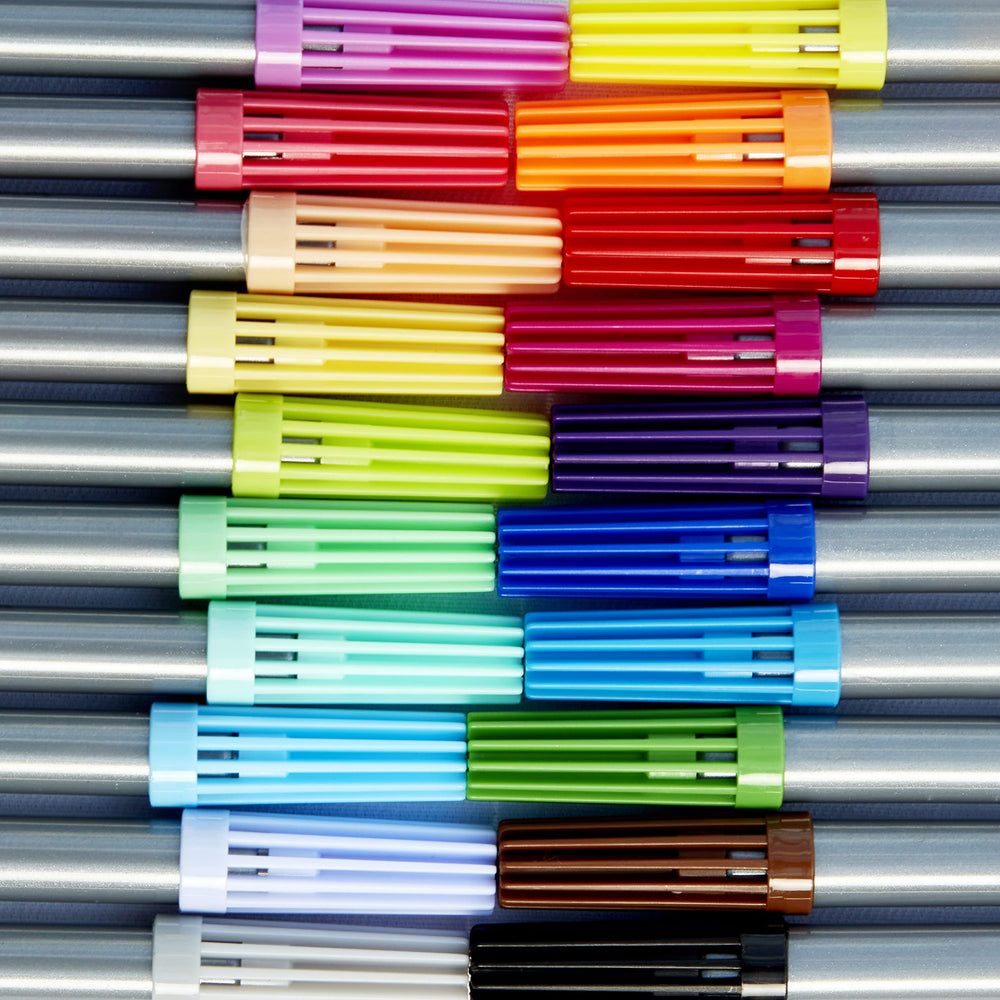 eatsleepdoodle Artist Set 20 markers with rainbow palette for washable fabrics and mess-free marking
