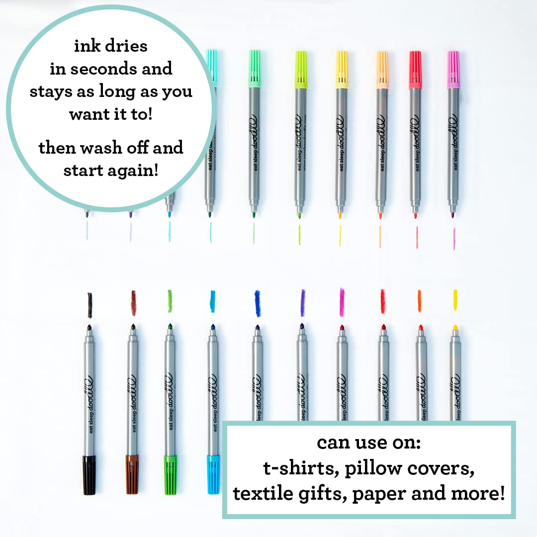 eatsleepdoodle storage box keeps markers organized and portable for travel or craft sessions