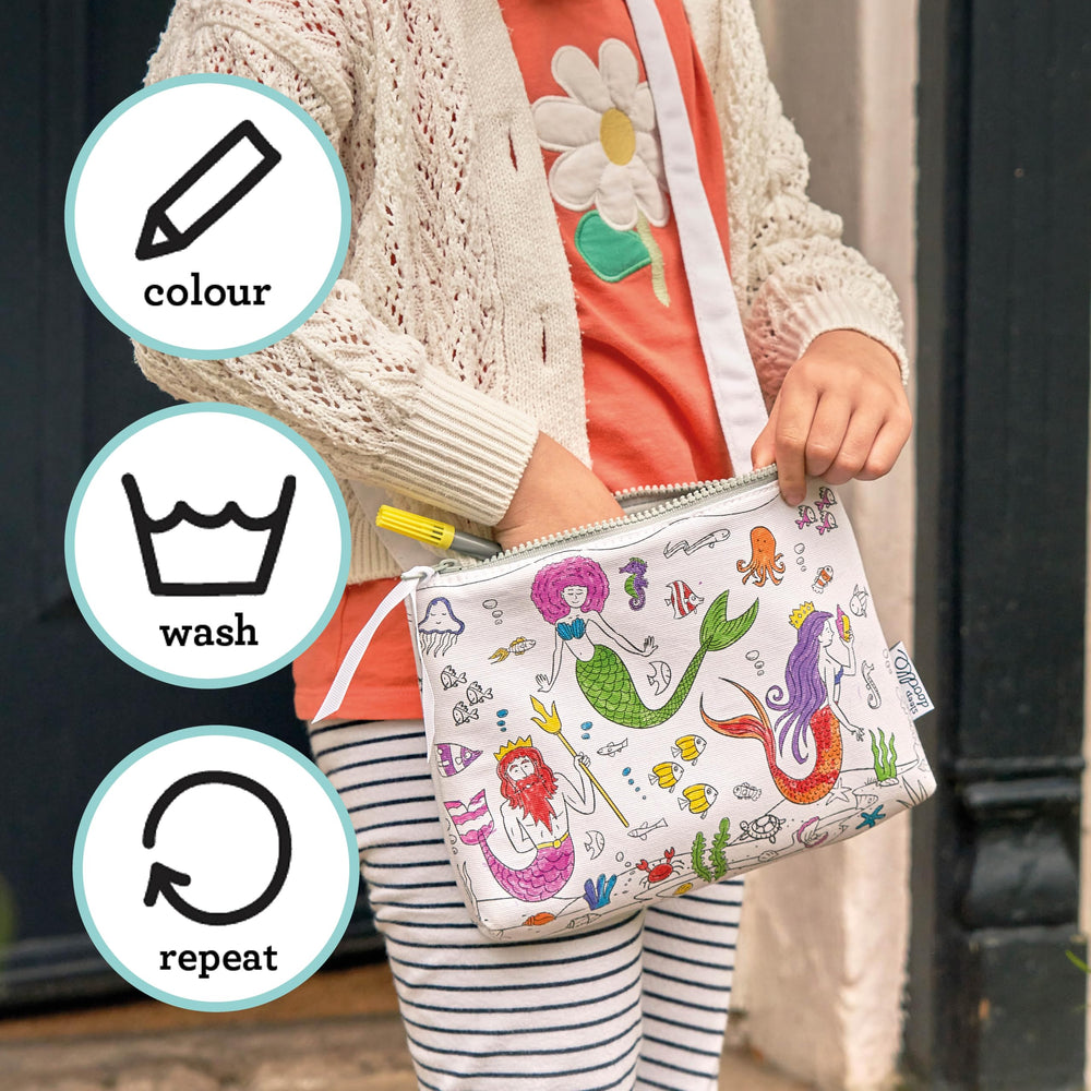 eatsleepdoodle mermaid bag makes a thoughtful art-loving gift