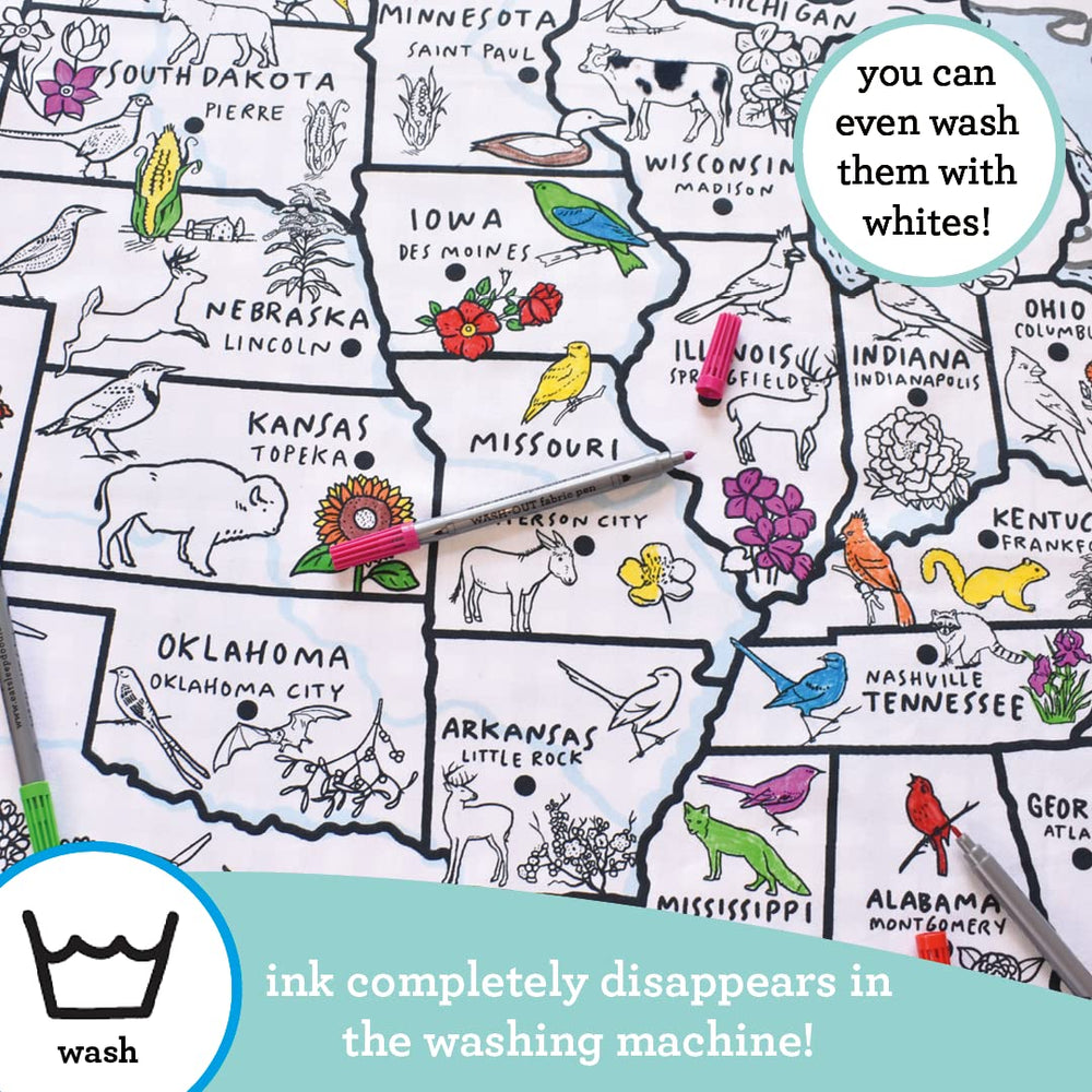 eatsleepdoodle US map design closeup highlighting educational theme