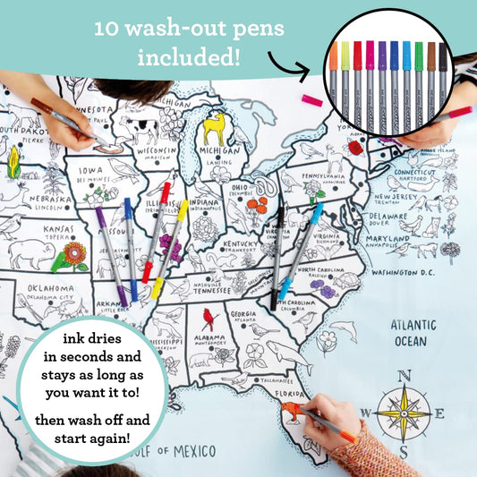 eatsleepdoodle washable markers for kids with easy cleanup