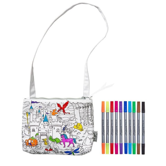 Eatsleepdoodle washable markers included for mess-free color and reuse.