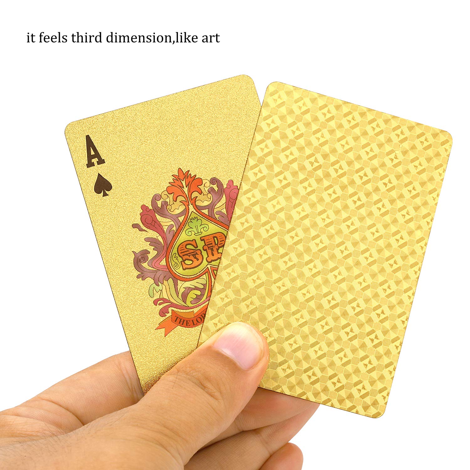 Two decks included in the EAY Gold Deck 2-pack for versatility