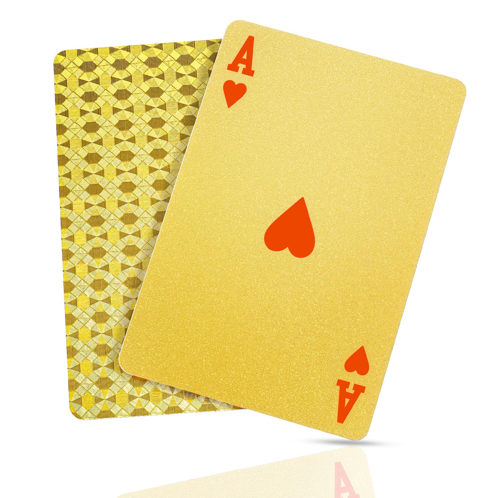EAY Gold Deck of Cards with embossed foil for a premium game-night feel