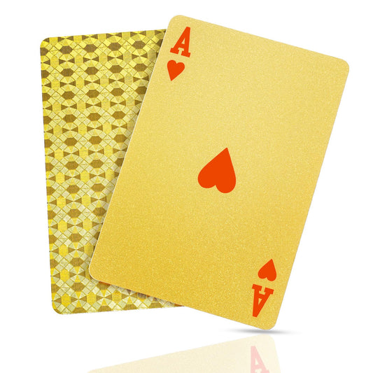 EAY Gold Deck of Cards with embossed foil for a premium game-night feel