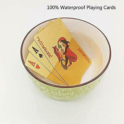 EAY Gold Cards are waterproof for beach or poolside gaming