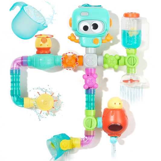 EazierWizter stem bath toy kit sparks creativity during bath time