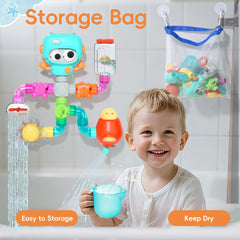 EazierWizter water-pressure play demonstrates cause-and-effect in tub time.
