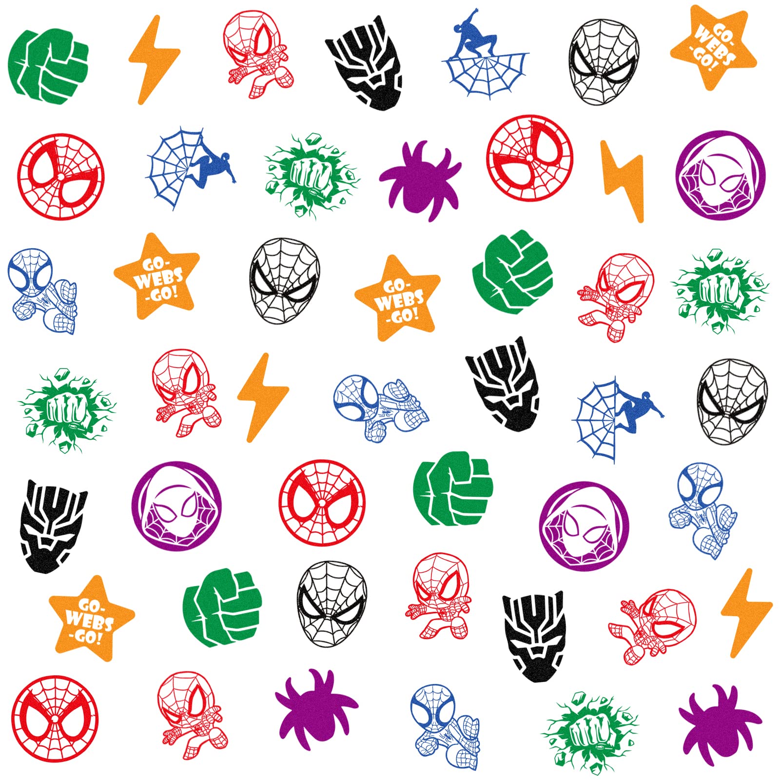 Eazyco Spidey stampers assortment supports DIY party activities.