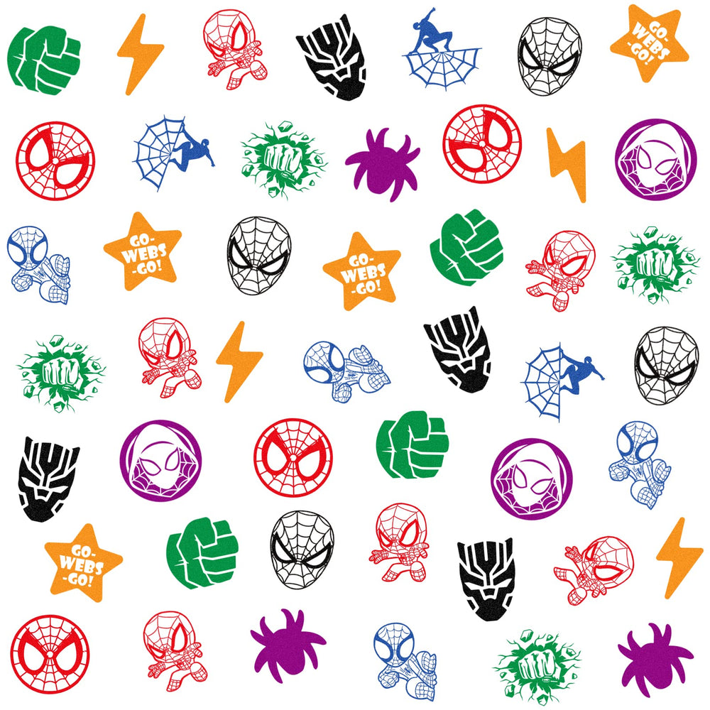 Eazyco Spidey stampers assortment supports DIY party activities.