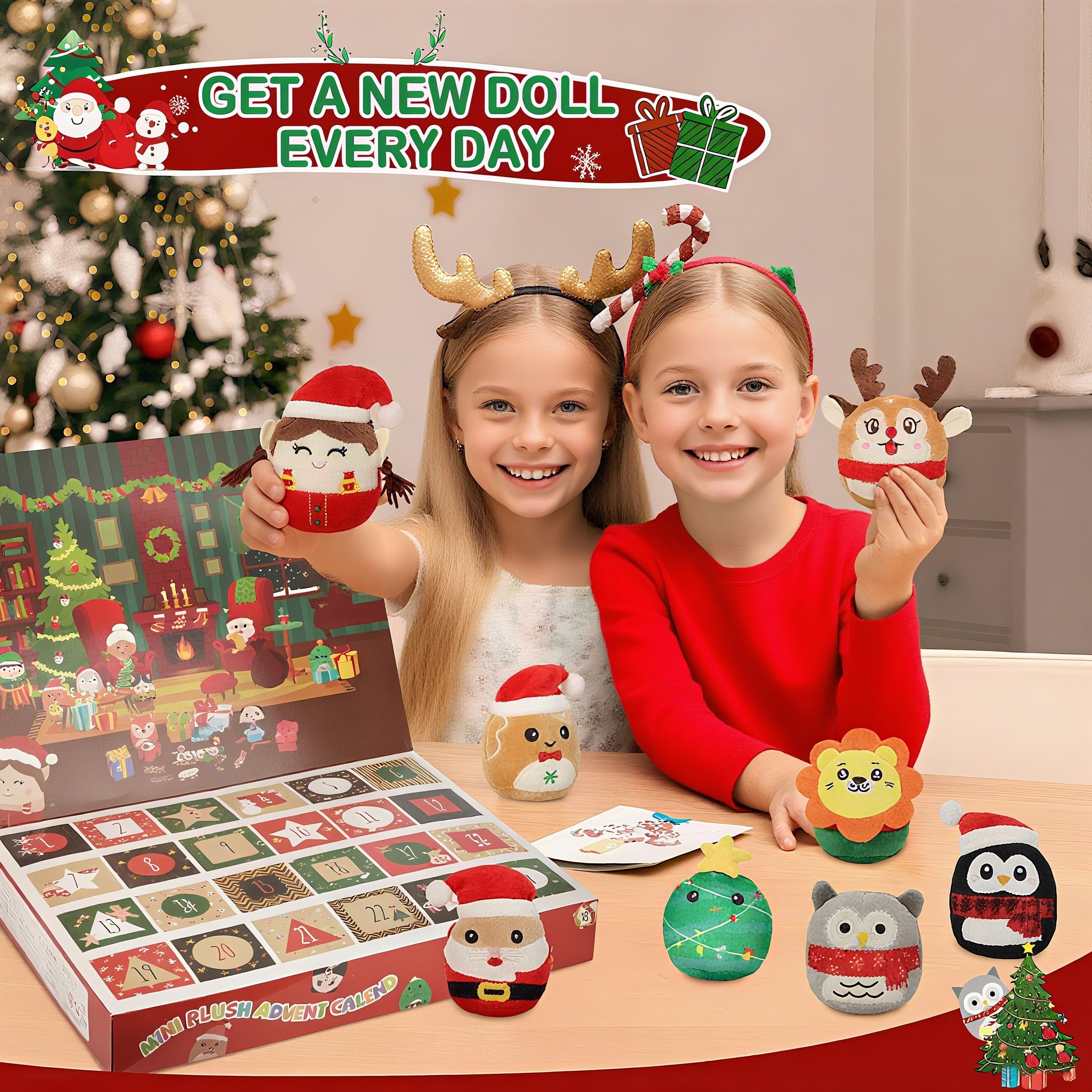 EBINGMIMA mini plush characters lineup showcases diverse designs for play.