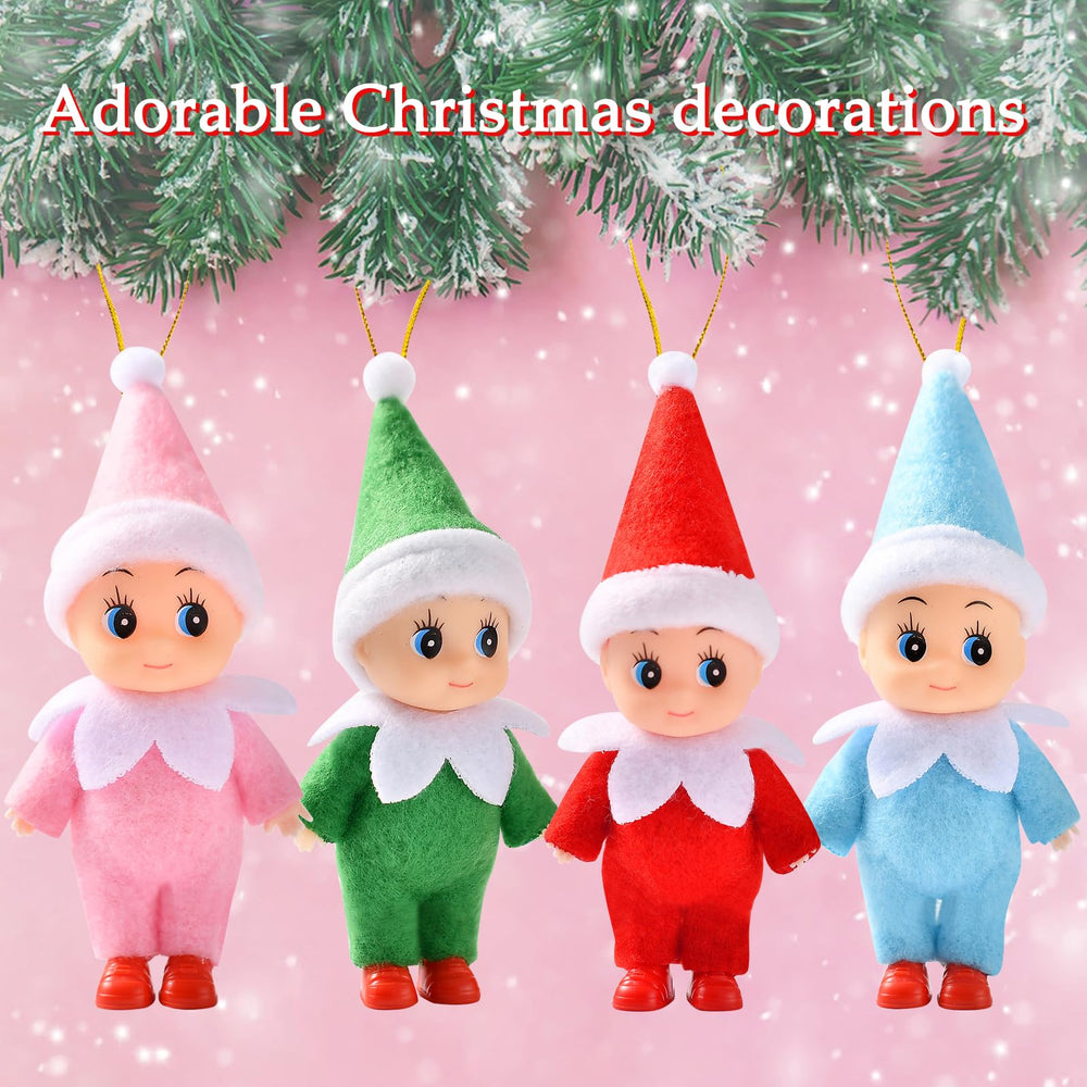 eboozone Tiny Elf Baby Doll gift set, ideal for stockings and party favors.