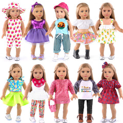 ebuddy 18 inch doll outfits collection with versatile styles for imaginative play