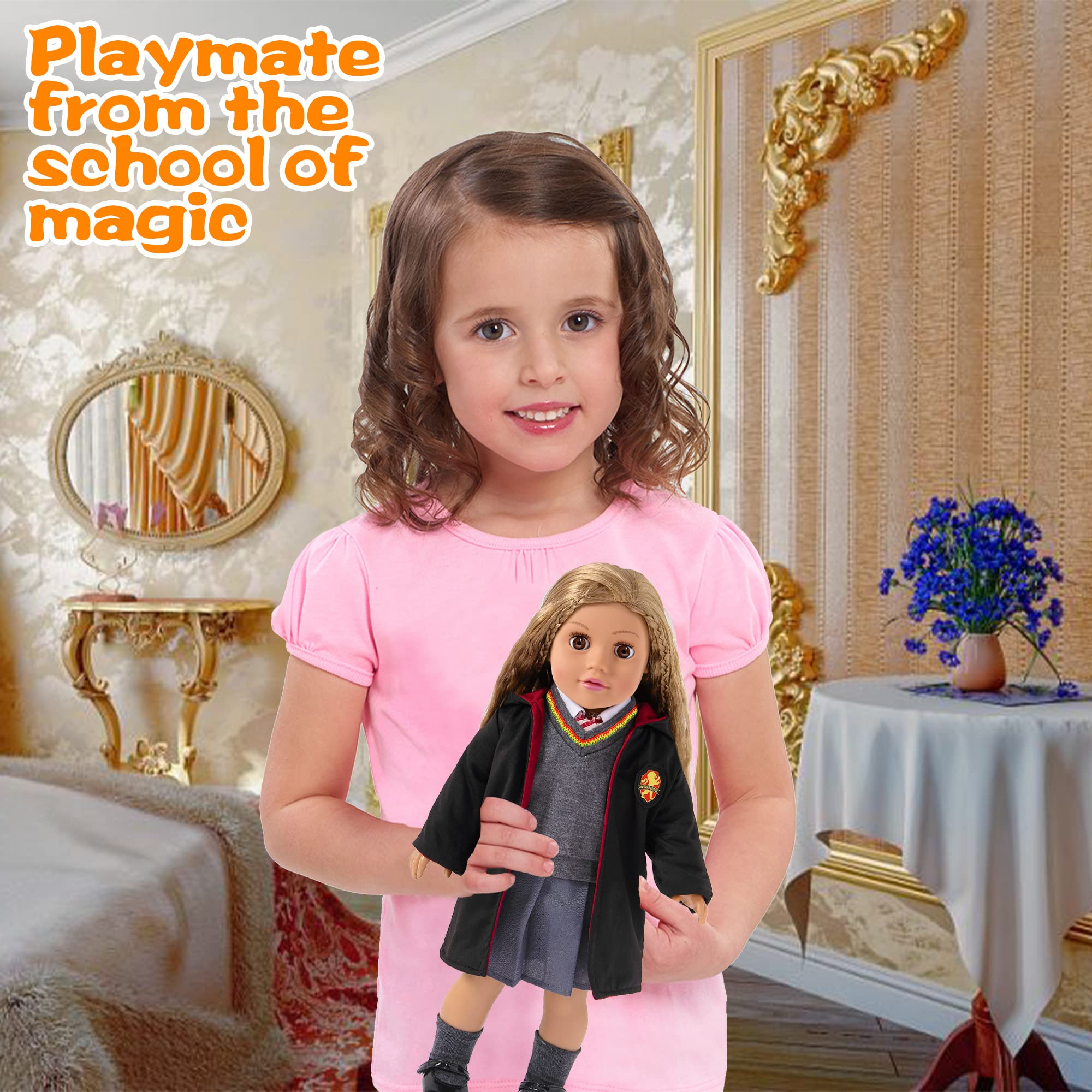 ebuddy 18-inch doll uniform tie crisp finishing touch
