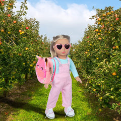 ebuddy doll backpack: trendy accessory for imaginative travel scenes