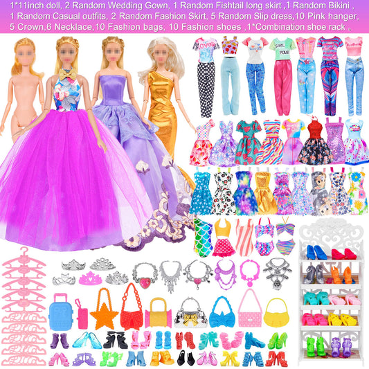 ebuddy doll clothes and accessories spread inspires mix-and-match storytelling.