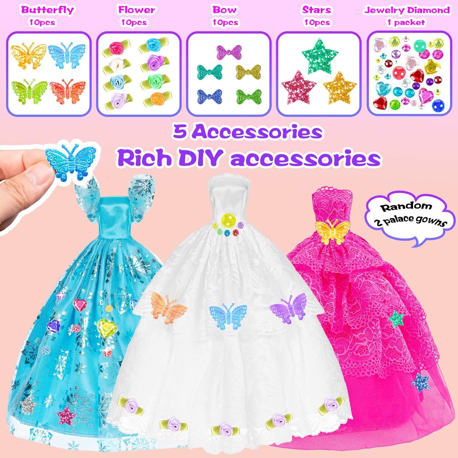 ebuddy doll evening dresses included for mix-and-match outfits