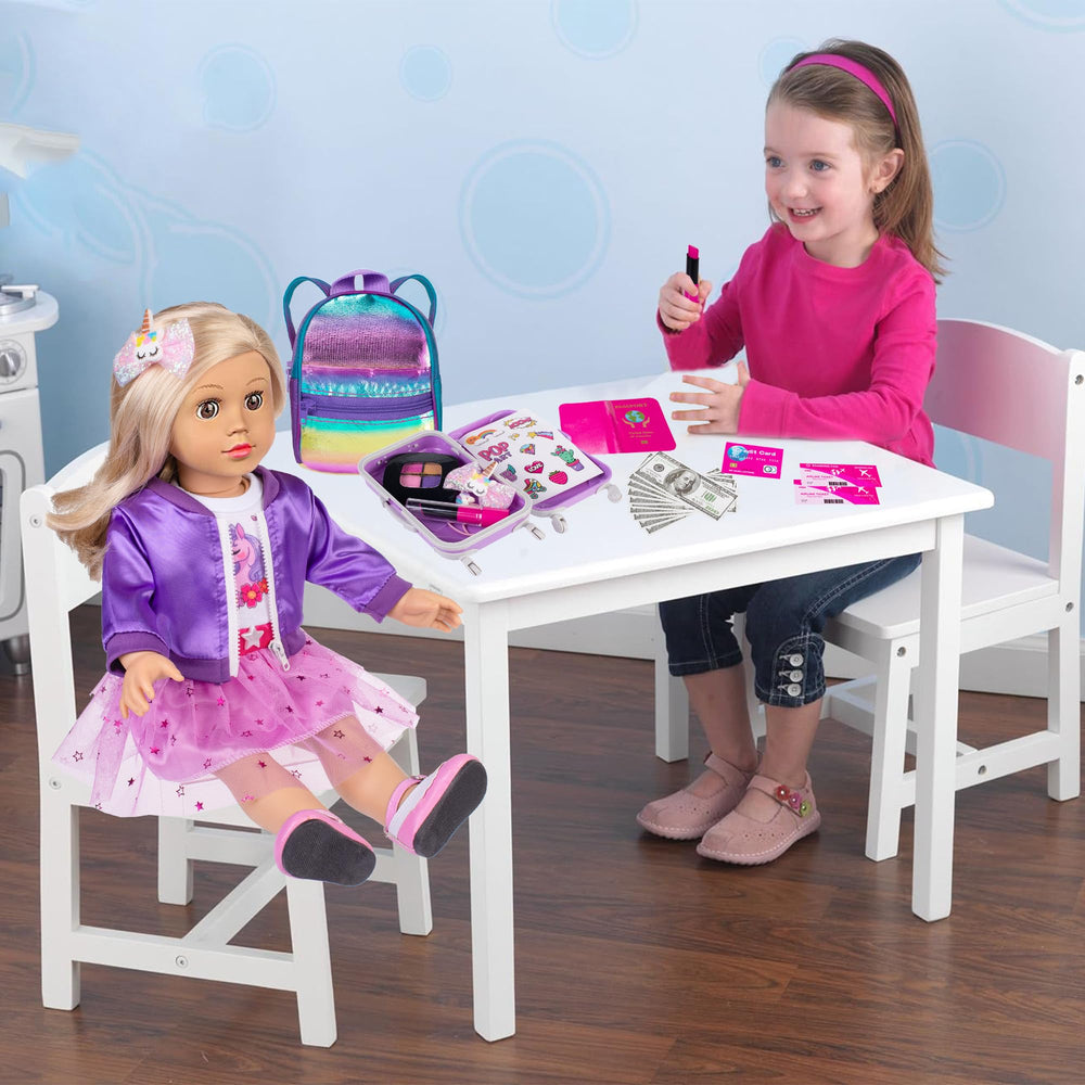 ebuddy fashion accessory set for 18-inch dolls and dress-up play