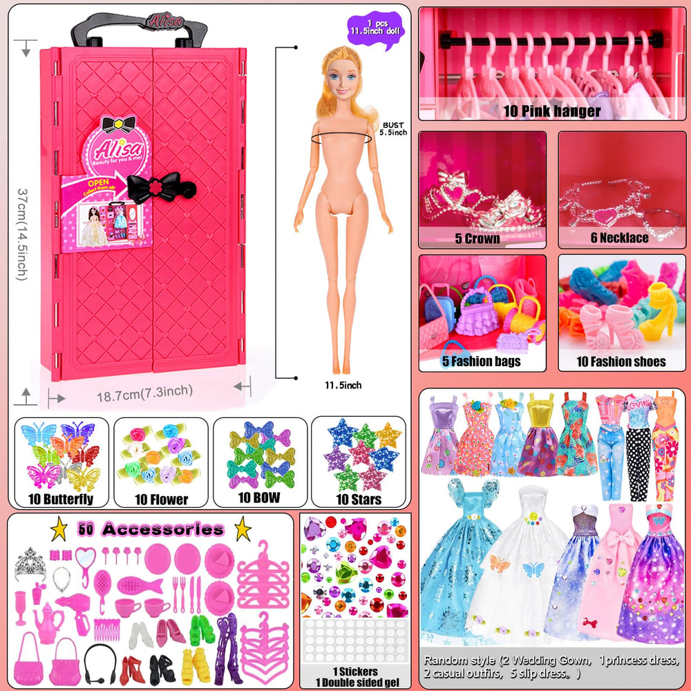 ebuddy doll wedding dresses display for stylish pretend play