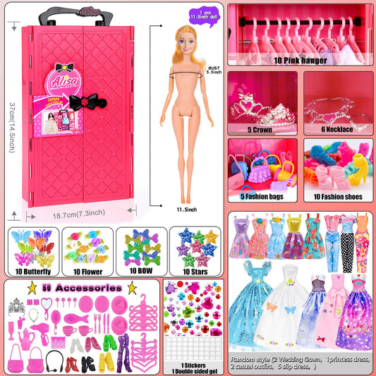 ebuddy doll wedding dresses display for stylish pretend play